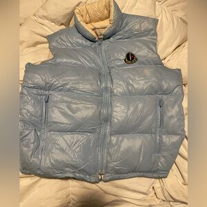 Vintage Moncler Light Blue Puffer Vest